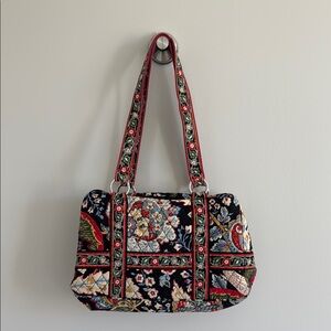Vera Bradley Quilted Floral Tote Set + Wallet + Cosmetic Bag